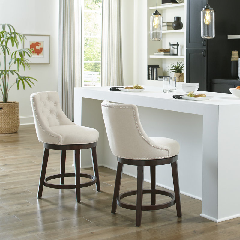Three Posts™ Papillion Swivel Counter & Bar Stool & Reviews Wayfair